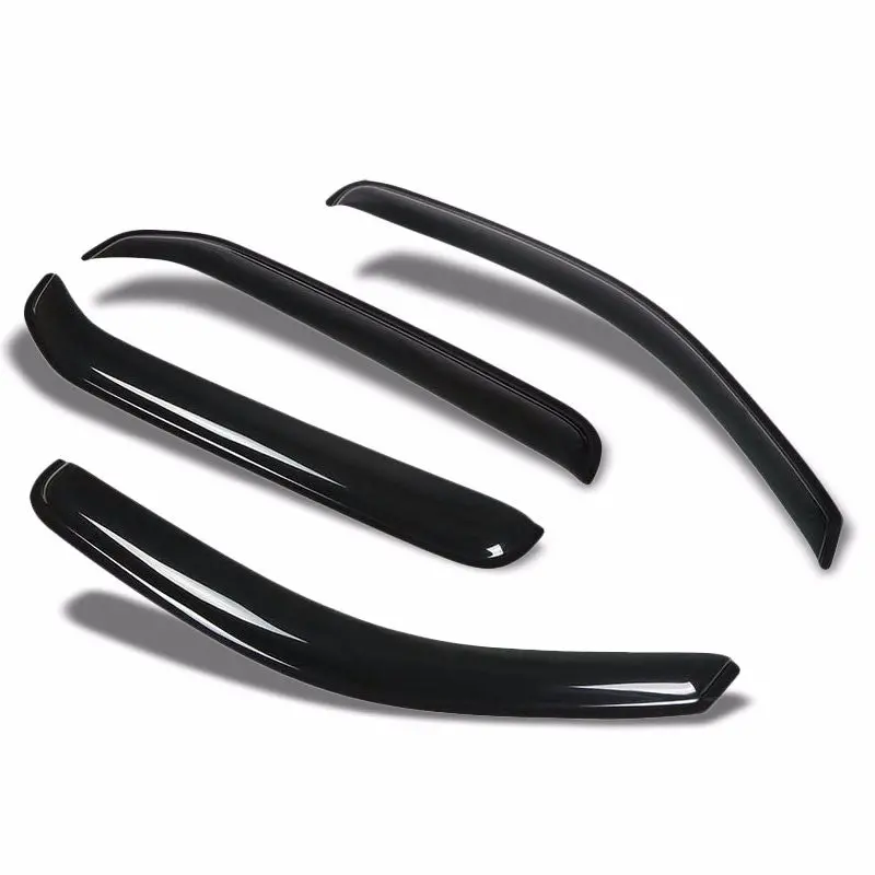 Smoke Tinted Side Window Wind/Rain Vent Deflectors Visor Guard For Nissan 05-15 Xterra 1