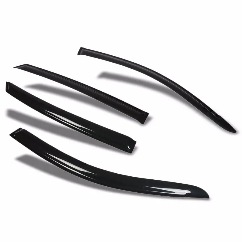Smoke Tinted Side Window Wind/Rain Vent Deflectors Visor Guard For Toyota 05-12 Avalon Sedan 4 Door 1