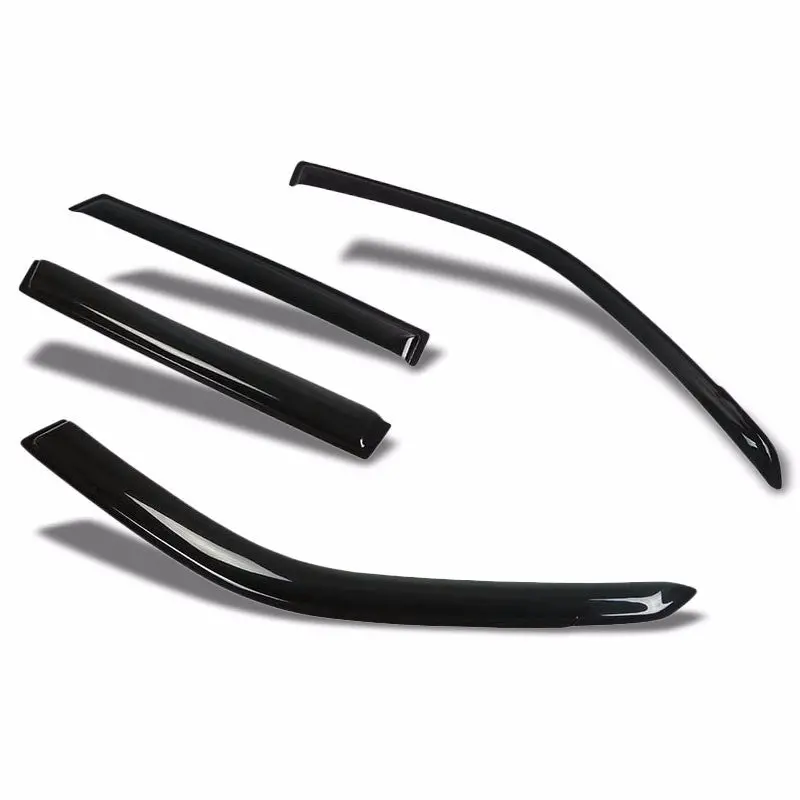Smoke Tinted Side Window Wind/Rain Vent Deflectors Visor Guard For Suzuki 06-11 Grand Vitara 4 Door 1