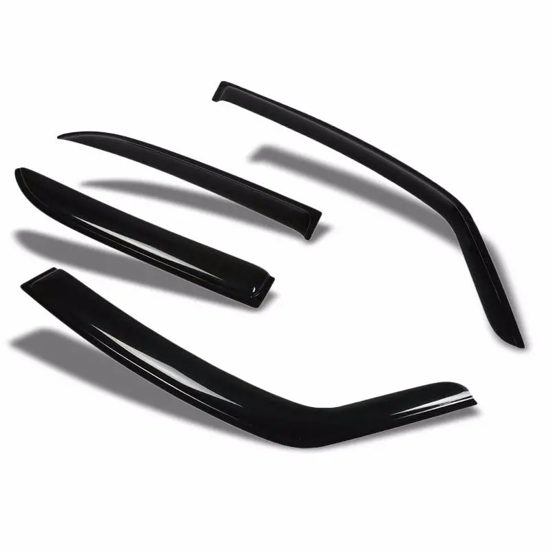 Smoke Tinted Side Window Rain Deflectors Visors Guard For 07-14 Sx4 2.0L Dohc 1
