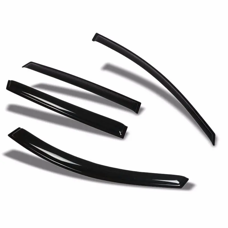Smoke Tinted Side Window Wind/Rain Vent Deflectors Visor Guard For Buick 08-15 Enclave 4 Door 1