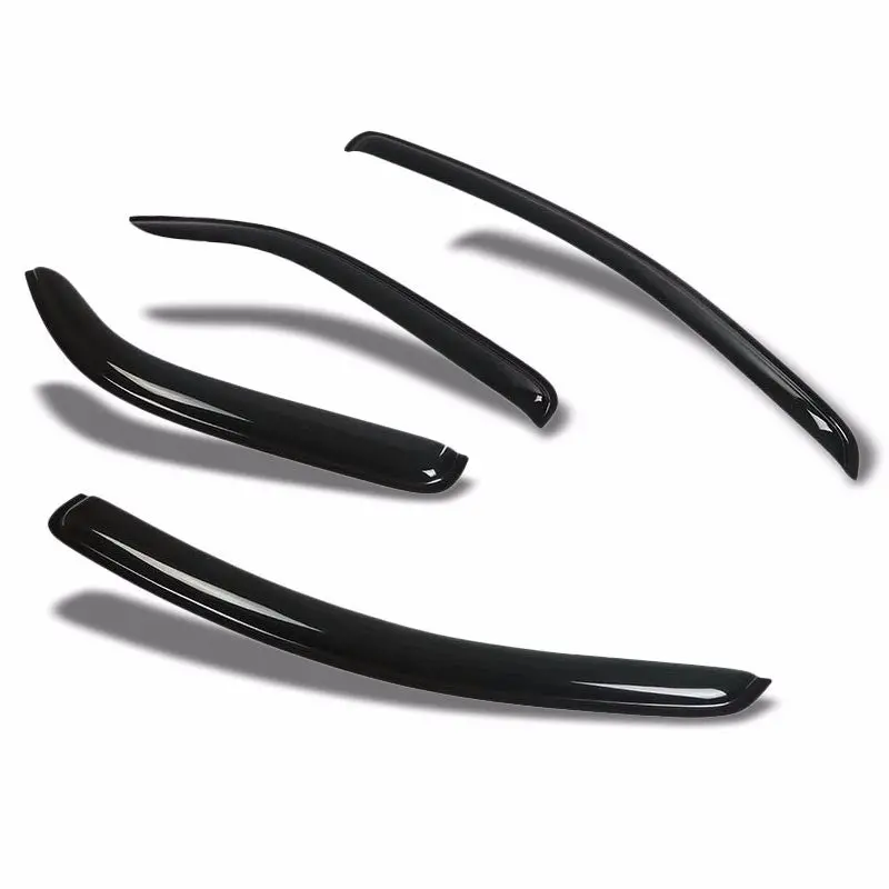 Smoke Tinted Side Window Wind/Rain Vent Deflectors Visors Guard For 04-06 Aveo 1