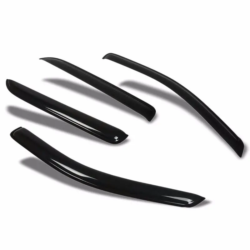 Smoke Tinted Side Window Wind/Rain Vent Deflectors Visor Guard For 05-07 Freestyle 1