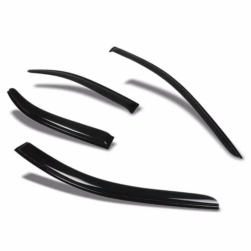 Smoke Tinted Side Window Wind/Rain Vent Deflectors Visors Guard For 08-09 Tsx 1