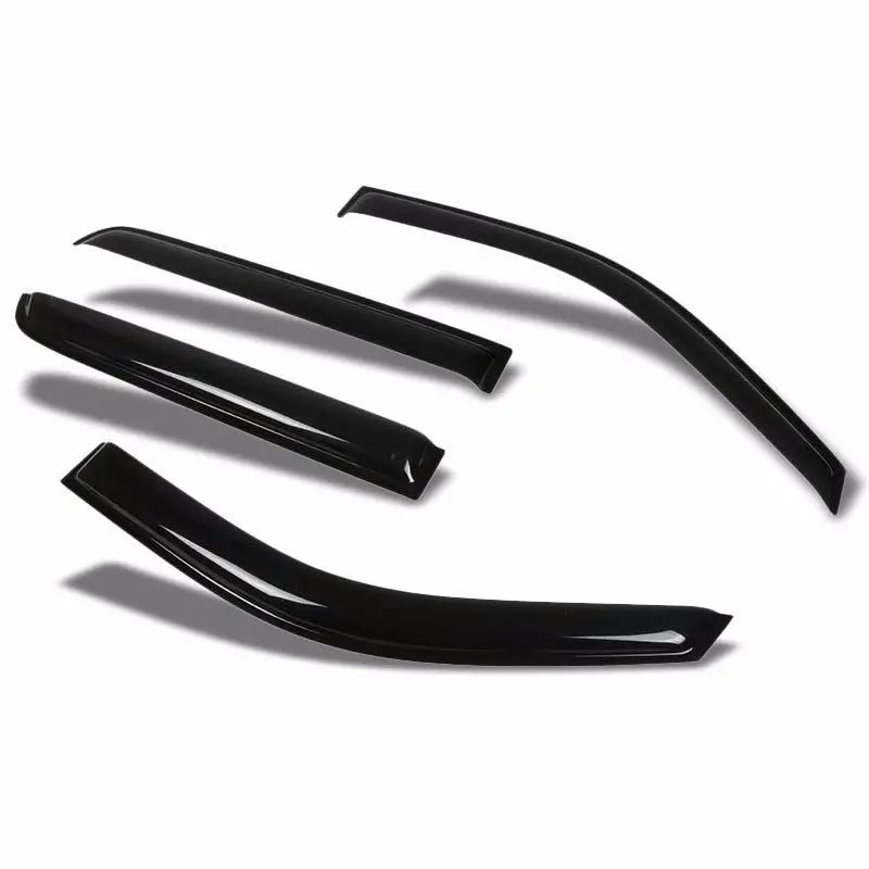 Smoke Tinted Side Window Wind/Rain Vent Deflectors Visor Guard For Cadillac 07-14 Escalade 1