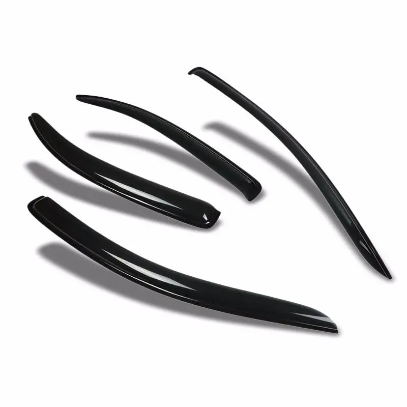 Smoke Tinted Side Window Wind/Rain Vent Deflectors Visors Guard For 07-10 Aveo 1