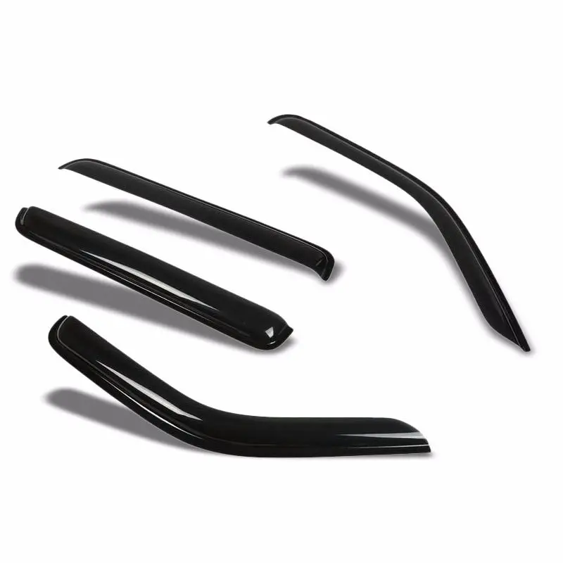Smoke Tinted Side Window Wind/Rain Vent Deflectors Visor Guard For Dodge 07-11 Nitro 4 Door 1