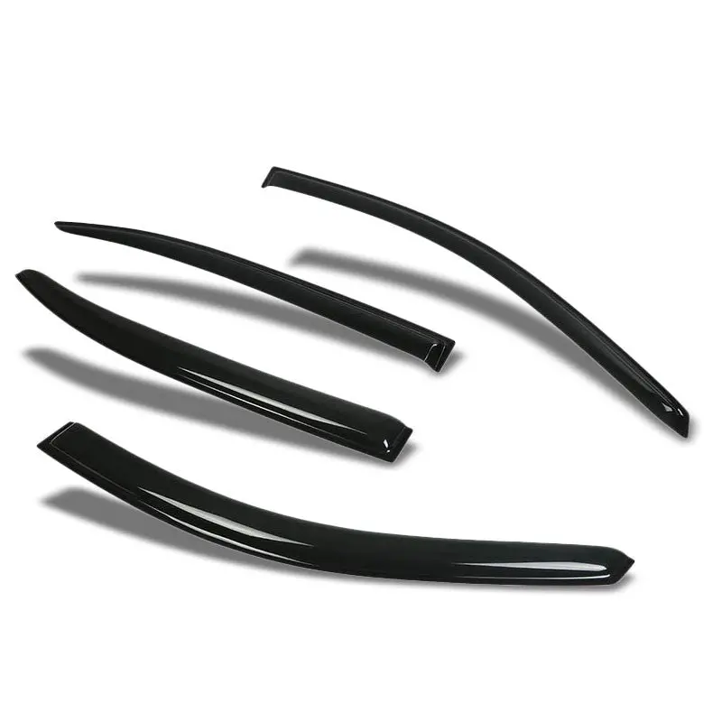 Smoke Tinted Side Window Wind/Rain Vent Deflectors Visors Guard For 08-12 Accord 1
