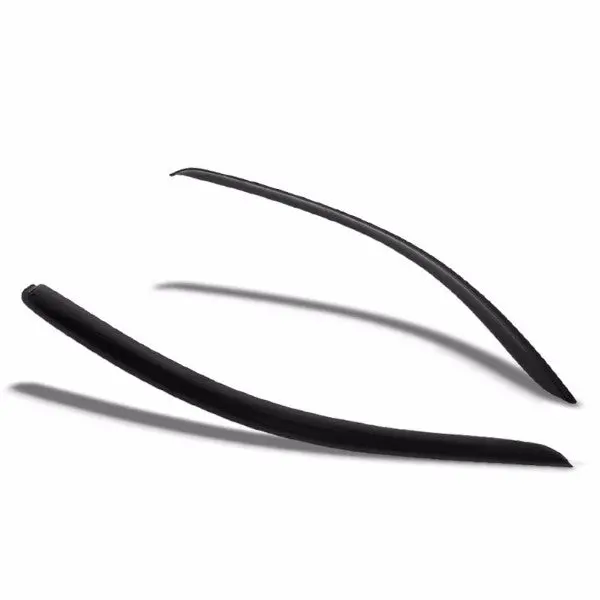 Smoke Tinted Side Window Wind/Rain Vent Deflectors Visors Guard For Ford 10-14 Mustang Coupe 1