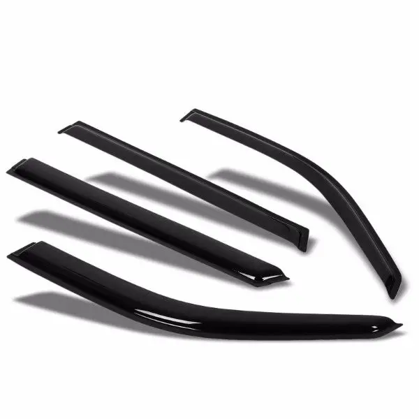 Smoke Tinted Side Window Wind/Rain Vent Deflectors Visors Guard For Honda 11-16 Cr-Z 1