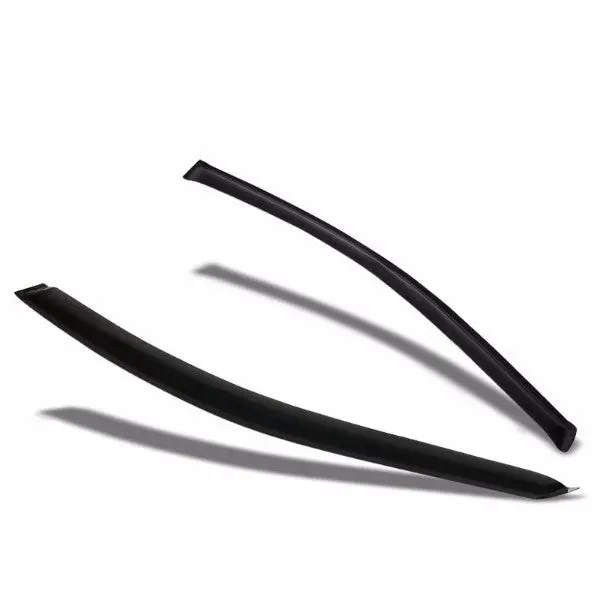 Smoke Tinted Side Window Wind/Rain Vent Deflectors Visors Guard For Honda 06-11 Civic Coupe 1