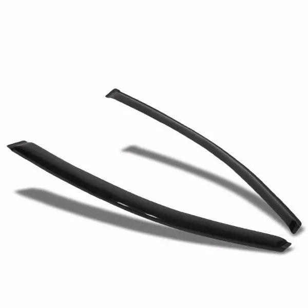 Smoke Tinted Side Window Wind/Rain Vent Deflectors Visors Guard For Honda 12-15 Civic Coupe 1