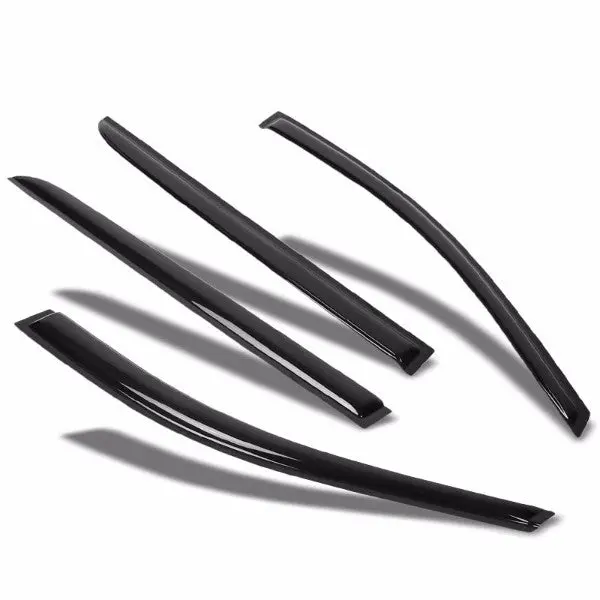 Smoke Tinted Side Window Wind/Rain Vent Deflectors Visors Guard For Dodge 08-14 Avenger 1