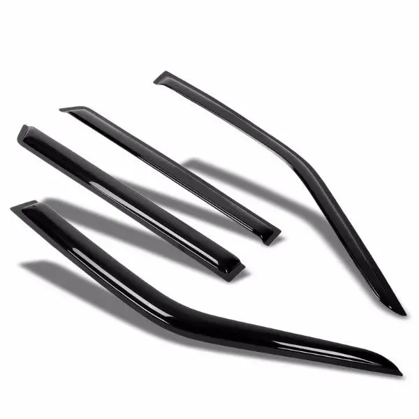Smoke Tinted Side Window Wind/Rain Vent Deflectors Visors Guard For Nissan 96-04 Pathfinder 1