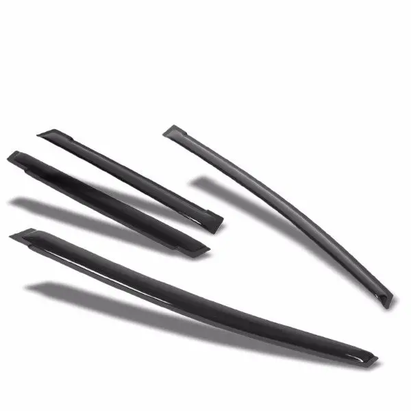 Smoke Tinted Side Window Wind/Rain Vent Deflectors Visors Guard For Honda 09-14 Fit 1