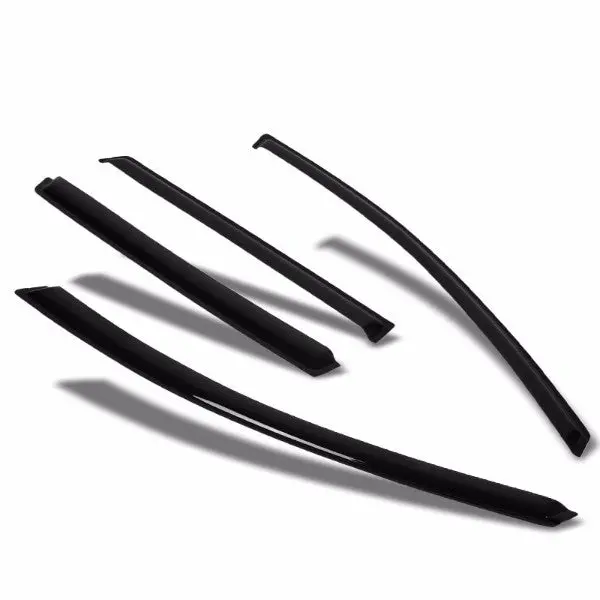 Smoke Tinted Side Window Wind/Rain Vent Deflectors Visors Guard For Mazda 07-15 Cx-9 1