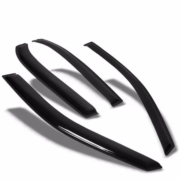 Smoke Tinted Side Window Wind/Rain Vent Deflectors Visors Guard For Chevy 10-17 Equinox 1