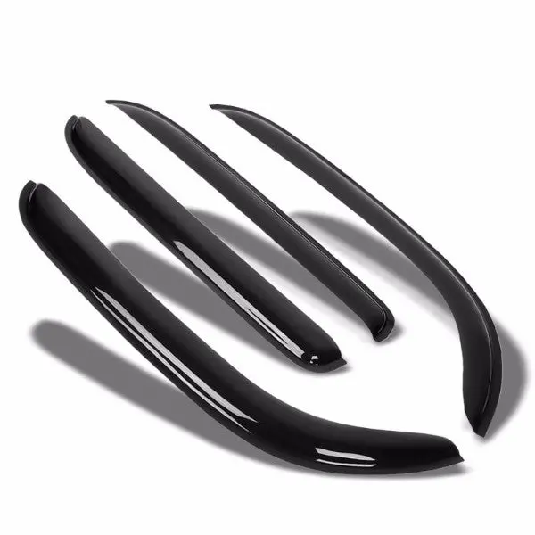 Smoke Tinted Side Window Wind/Rain Vent Deflectors Visors Guard For Nissan 09-14 Cube 1