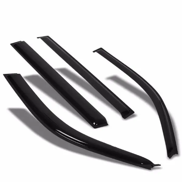 Smoke Tinted Side Window Wind/Rain Vent Deflectors Visors Guard For Toyota 98-07 Land Cruiser 1