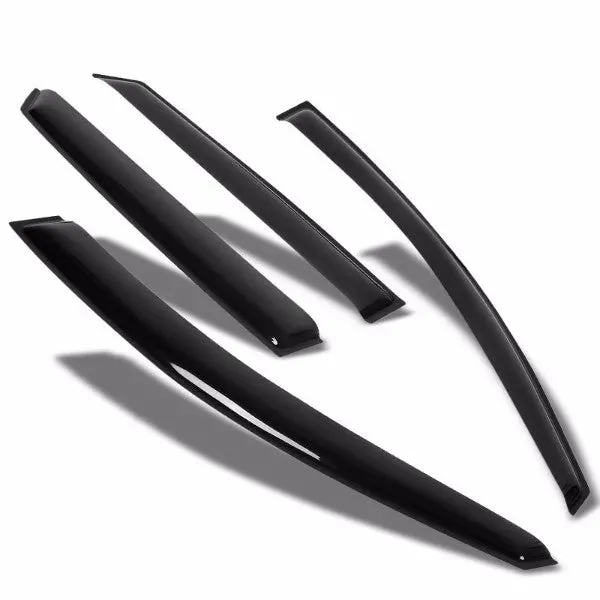 Smoke Tinted Side Window Wind/Rain Vent Deflectors Visors Guard For 10-15 Tucson 1