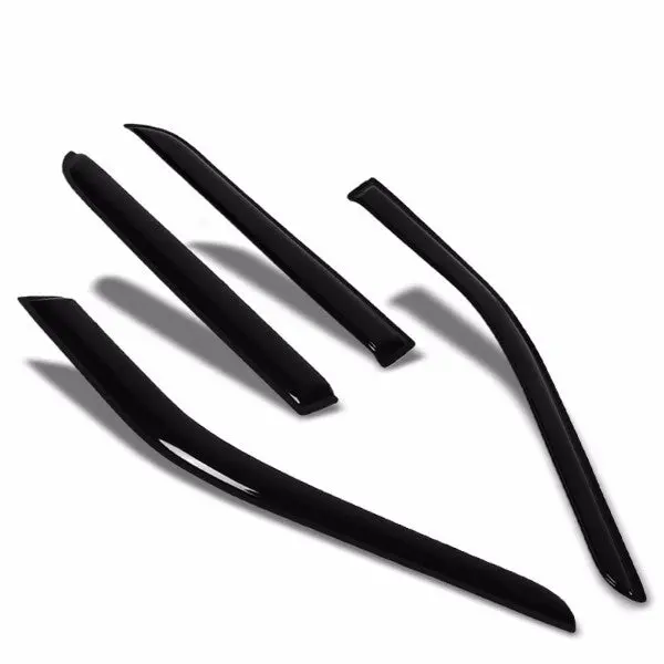 Smoke Tinted Side Window Wind/Rain Vent Deflectors Visors Guard For Ford 11-17 Explorer 1