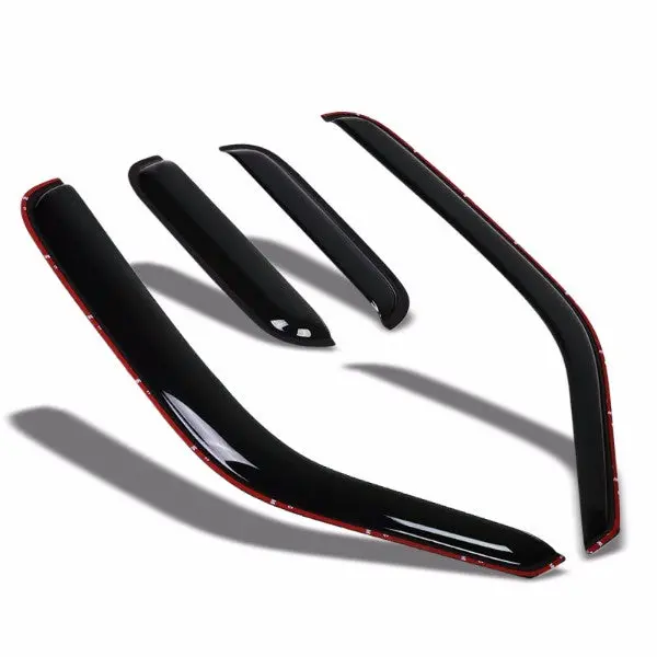Smoke Tinted Side Window Wind/Rain Vent Deflectors Visors Guard For Ford 99-11 Ranger 1
