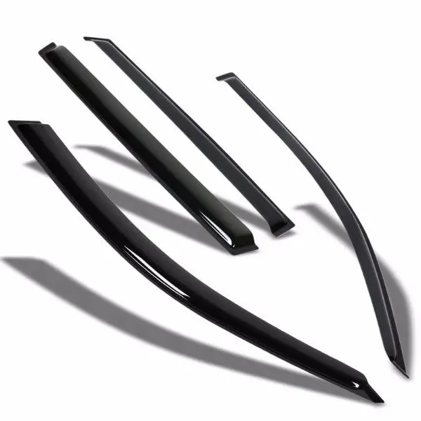 Smoke Tinted Side Window Wind/Rain Vent Deflectors Visors Guard For Toyota 01-05 Rav4 1