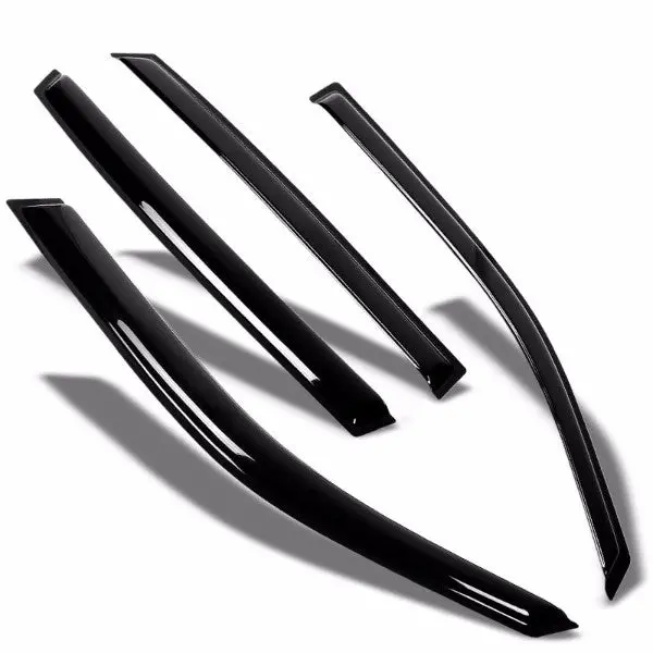 Smoke Tinted Side Window Wind/Rain Vent Deflectors Visors Guard For Mercedes Benz 98-02 Ml3 1