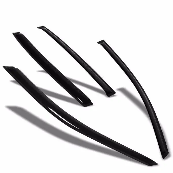 Smoke Tinted Side Window Wind/Rain Vent Deflectors Visors Guard For Chevy 04-08 Malibu 1