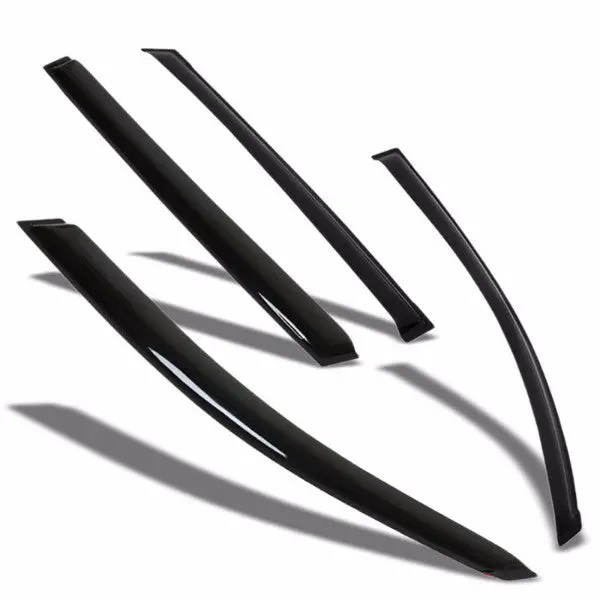 Smoke Tinted Side Window Wind/Rain Vent Deflectors Visors Guard For Chrysler 04-08 Pacifica 1