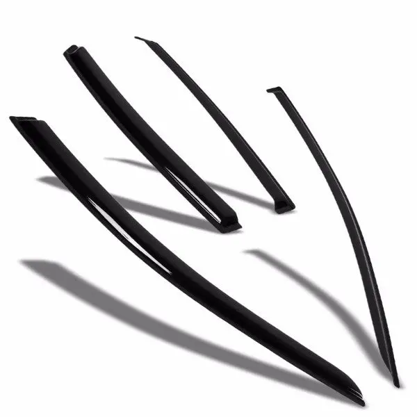 Smoke Tinted Side Window Wind/Rain Vent Deflectors Visors Guard For Nissan 13-17 Altima Sedan 1