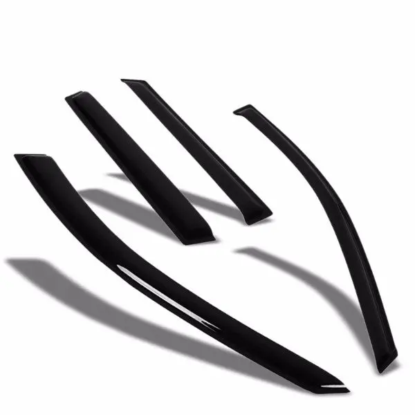 Smoke Tinted Side Window Wind/Rain Vent Deflectors Visors Guard For 03-07 Sorento 1