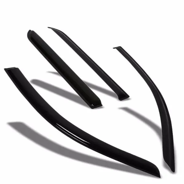 Smoke Tinted Side Window Wind/Rain Vent Deflectors Visors Guard For Scion 08-14 Xd 1