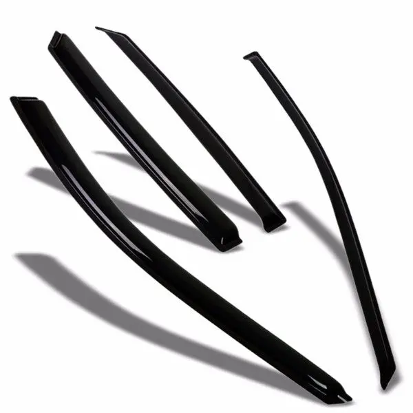 Smoke Tinted Side Window Wind/Rain Vent Deflectors Visors Guard For Chevy 14-16 Impala 1
