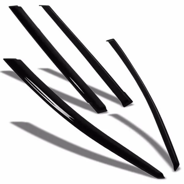 Smoke Tinted Side Window Wind/Rain Vent Deflectors Visors Guard For Mazda 06-10 5 1
