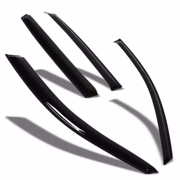Smoke Tinted Side Window Wind/Rain Vent Deflectors Visors Guard For Infiniti 03-08 Fx35 1