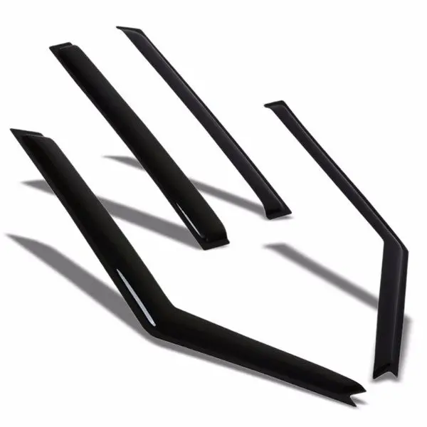 Smoke Tinted Side Window Wind/Rain Vent Deflectors Visors Guard For Land Rover 98-04 Discovery 2 1