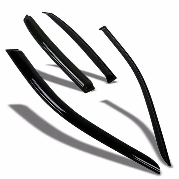 Smoke Tinted Side Window Wind/Rain Vent Deflectors Visors Guard For Audi 96-01 A4 1