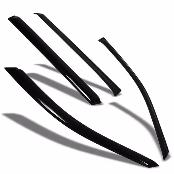 Smoke Tinted Side Window Wind/Rain Vent Deflectors Visors Guard For Bmw 99-03 E39 Wagon 1