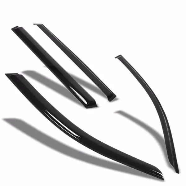 Smoke Tinted Side Window Wind/Rain Vent Deflectors Visors Guard For Bmw 11-17 X3 1