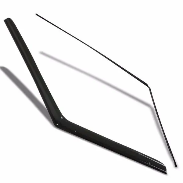 Smoke Tinted Side Window Wind/Rain Vent Deflectors Visors Guard For Mini 02-06 Cooper Coupe 1