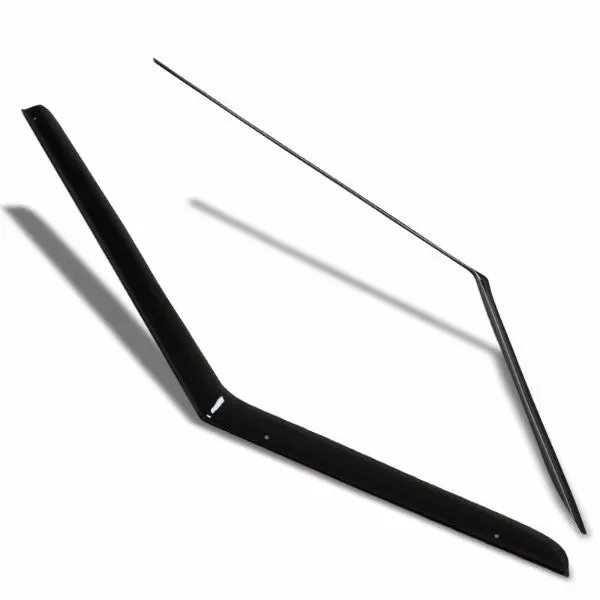 Smoke Tinted Side Window Wind/Rain Vent Deflectors Visors Guard For Mini 07-13 Cooper Coupe 1