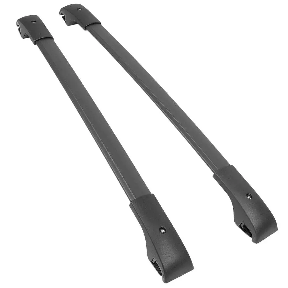 Black Top Roof Rack Crossbar Bracket For 15-24 Jeep Renegade 1