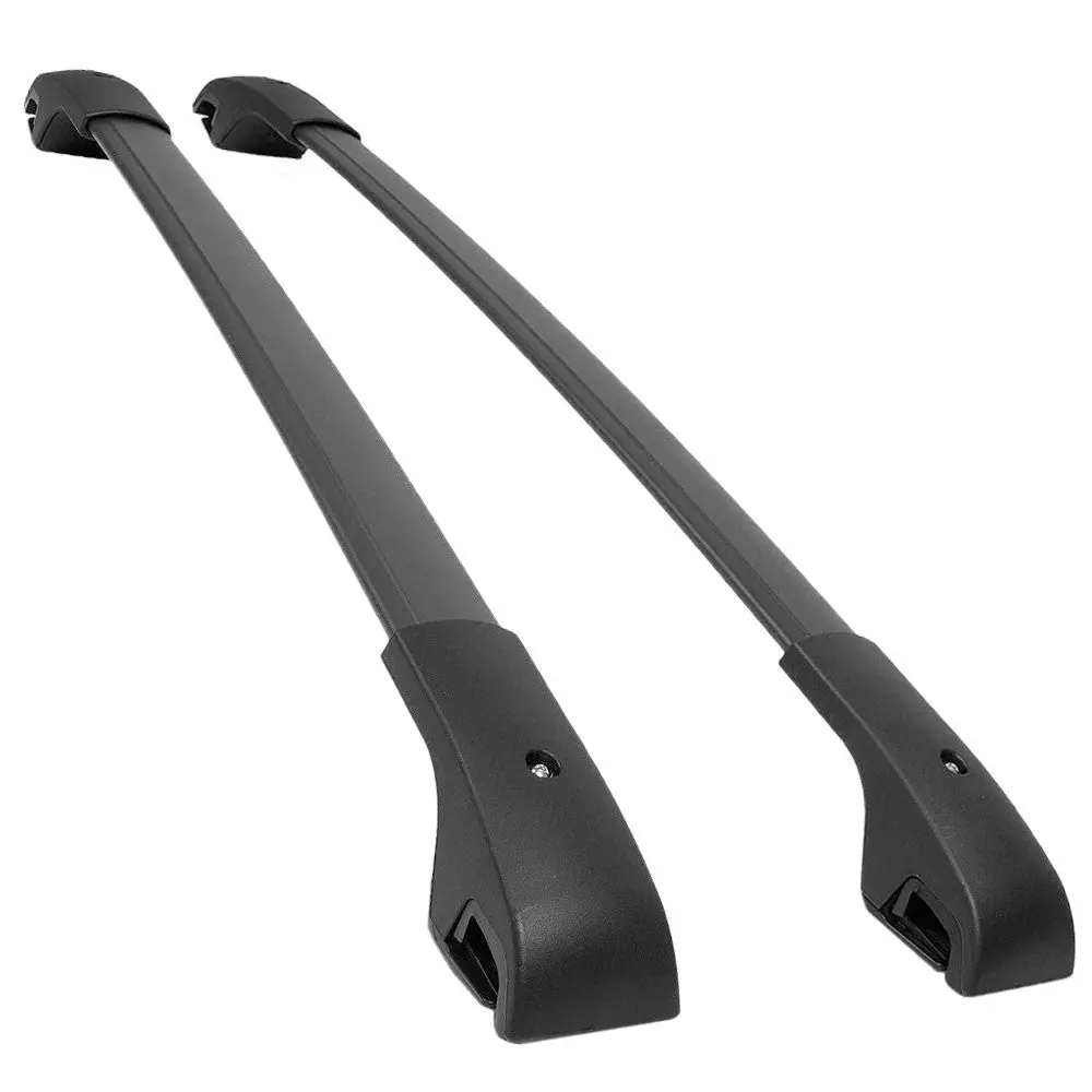 Black Top Roof Rack Crossbar Bracket For 2014+ Jeep Cherokee Kl 1