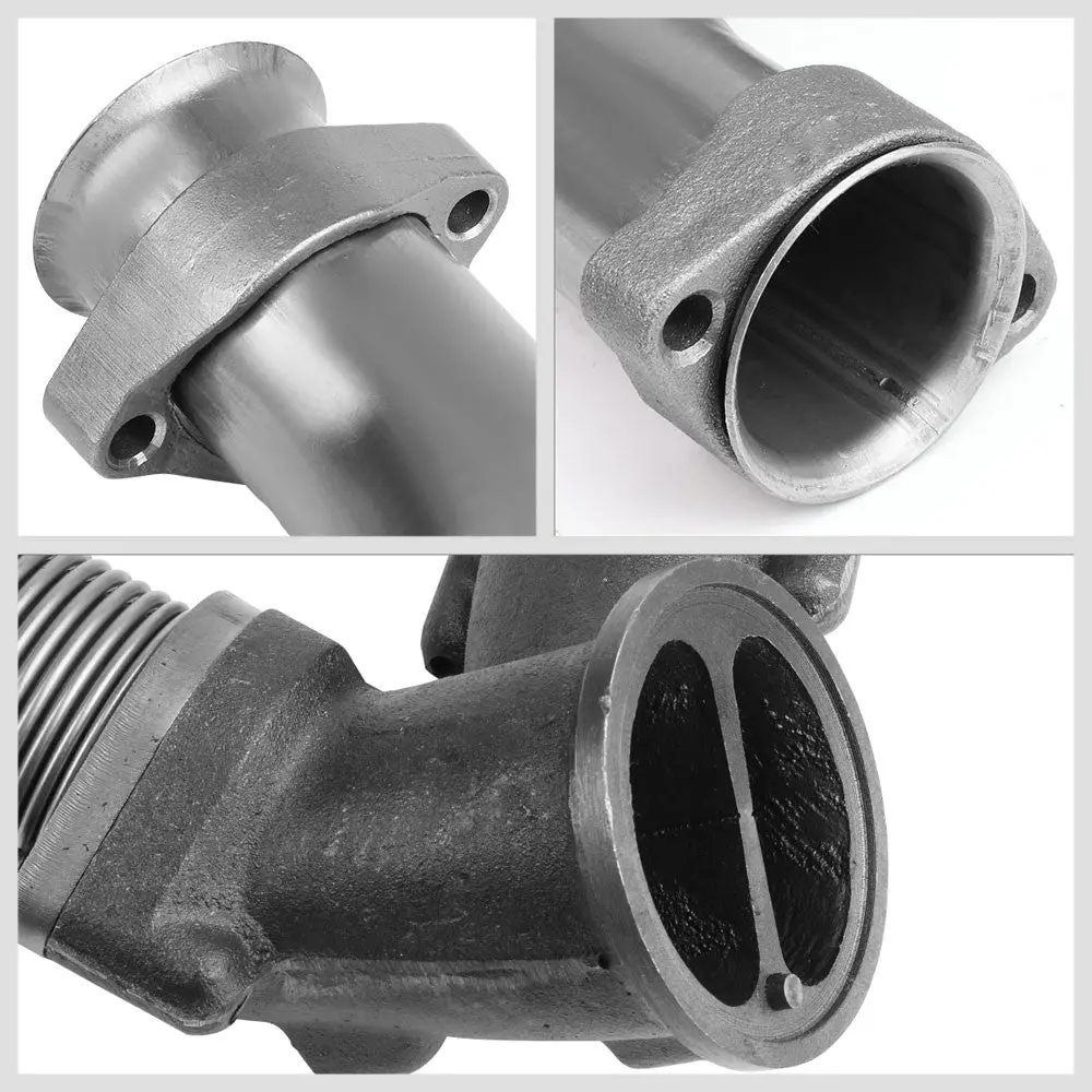 16-Gauge Alu Up Pipe Y-Pipe For 99-03 Ford E/F Series Super Duty 7.3L Diesel 2