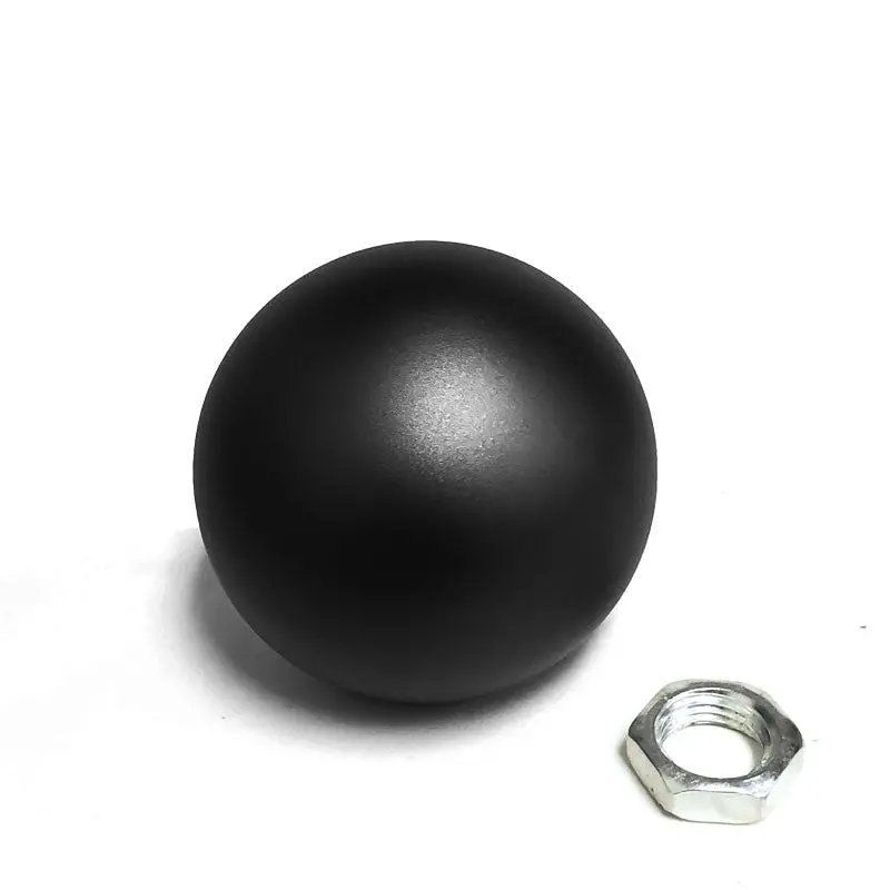 5/6-Speed Black 2" Ball Competition Clear Pattern 12Mm X 1.5 Racing Shift Knob 1