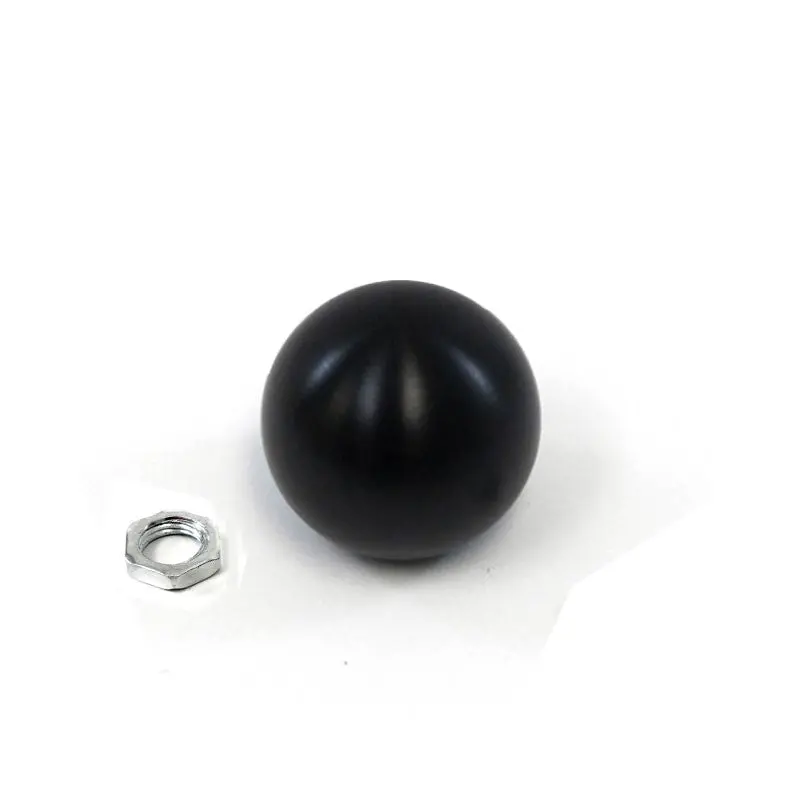 5/6-Speed Glossy Black 2" Ball Shape Clear Pattern 12Mm X 1.5 Race Shift Knob 1