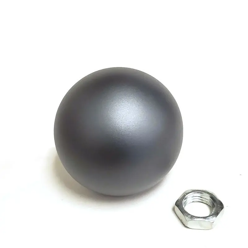 5/6-Speed Gunmetal 2" Ball Competition Clear Pattern 12Mm X 1.5 Race Shift Knob 1