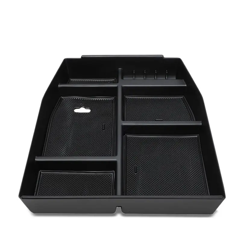 Black Center Console Storage Organizer Top Tray Lid For 15-18 Ford F-150 V6/V8 1