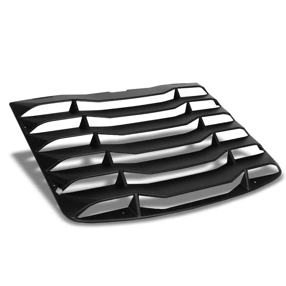 Matte Black Rear Window Vent Louver Scoop Cover For 03-08 Nissan 350Z Coupe 1